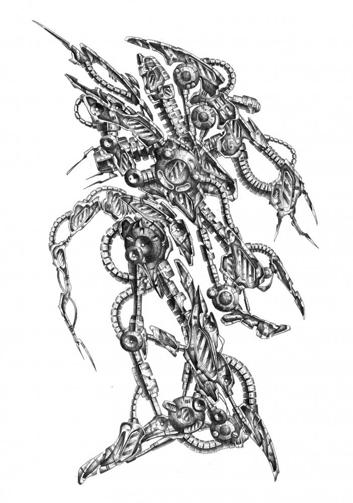 Sci-Fi Mechanical Structure by Kulik