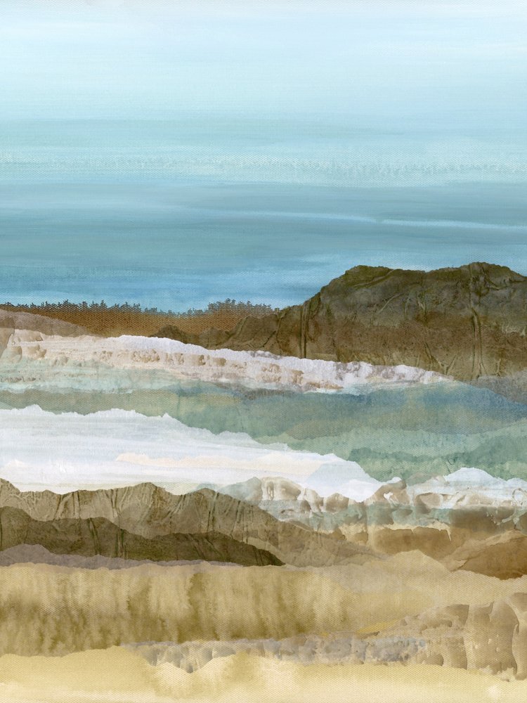 Abstract Ocean Layers by Lara Eckerman