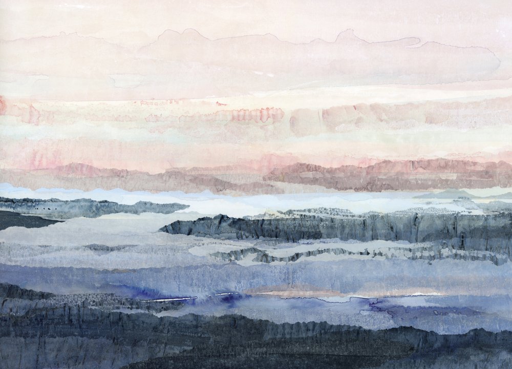 Dreamy Mountain Hues by Lara Eckerman