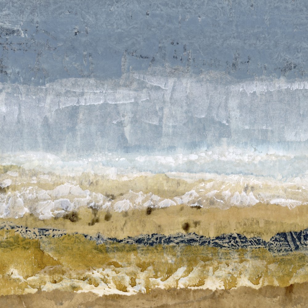 Serene Beach Abstract by Lara Eckerman