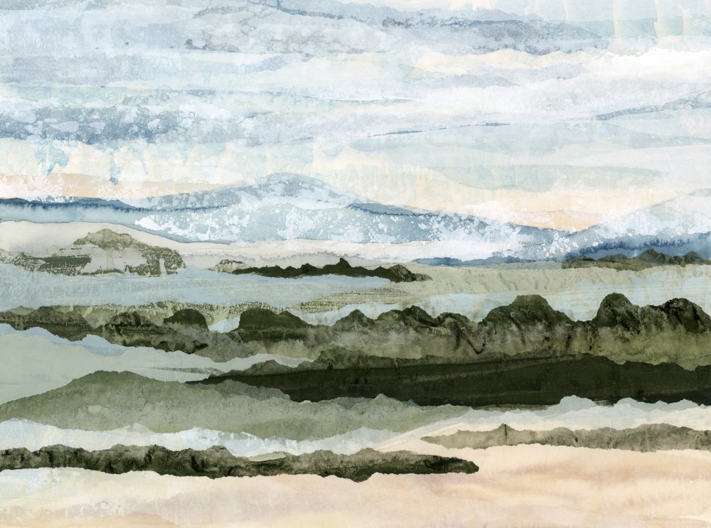 Serene Layered Landscape by Lara Eckerman