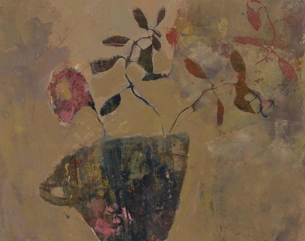 Abstract Floral Still Life by Lena Ru