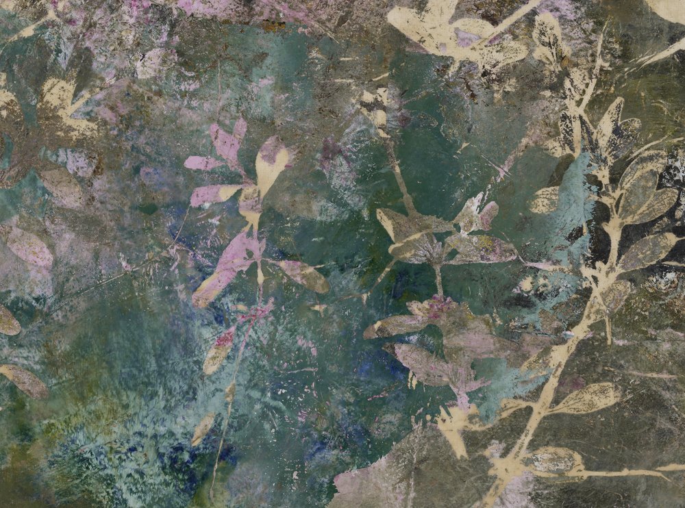 Botanical Grunge Leaves by Lena Ru