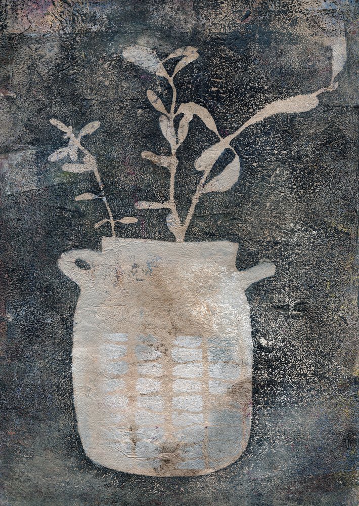 Rustic Potted Plants by Lena Ru