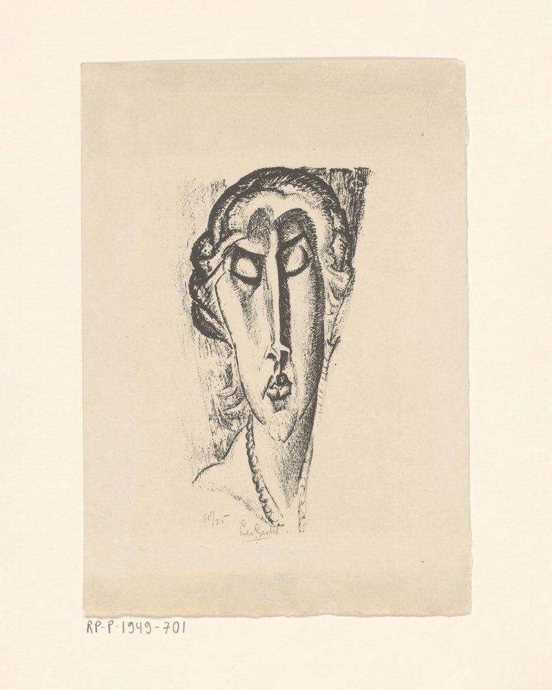Portrait of an Unknown Woman by Leo Gestel