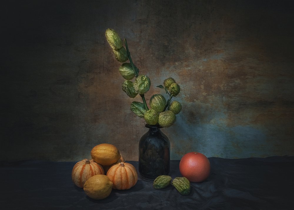 Moody Harvest Still Life by Liu Xing