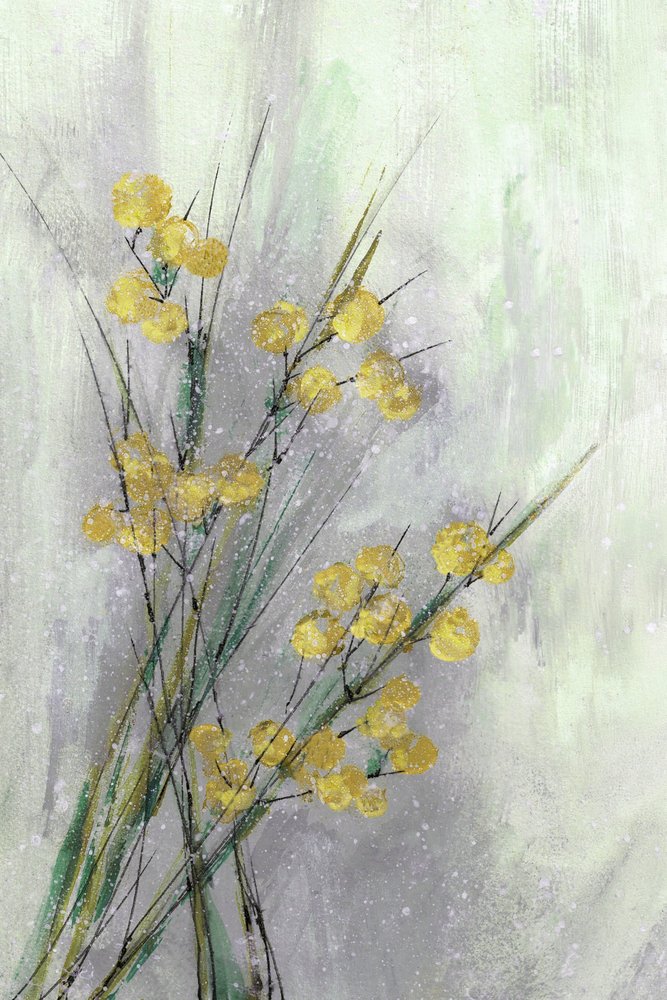 Delicate Yellow Botanicals by Lori Ann Folz