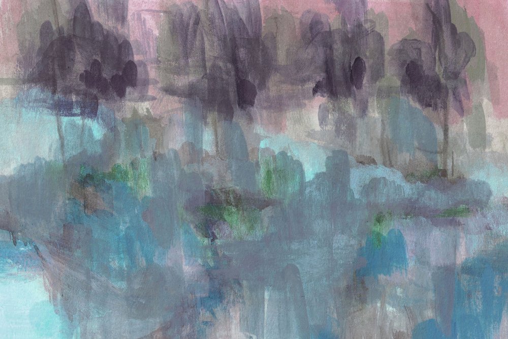 Dreamy Abstract Landscape by Lori Ann Folz