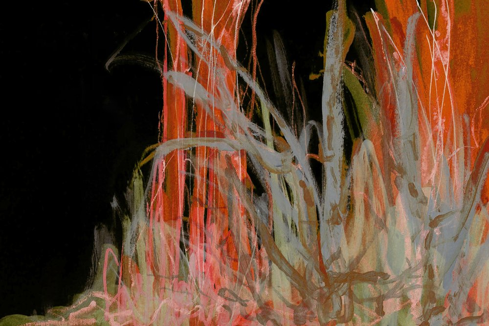 Fiery Organic Lines by Lori Ann Folz