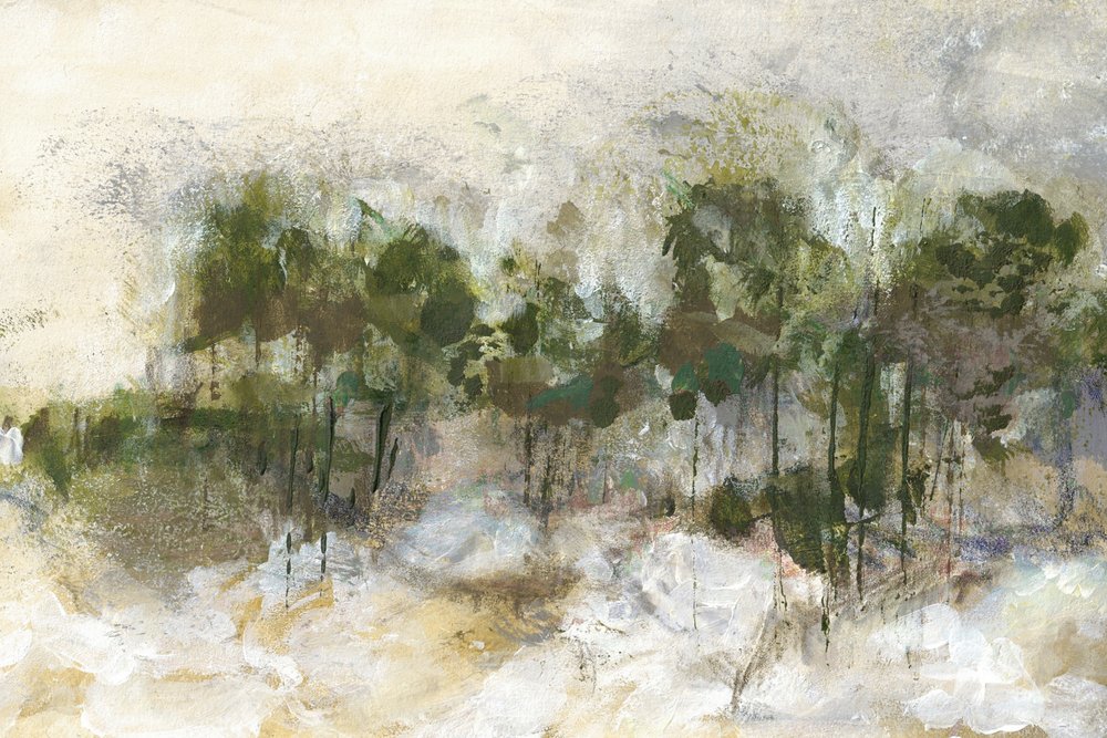 Misty Forest Abstract by Lori Ann Folz