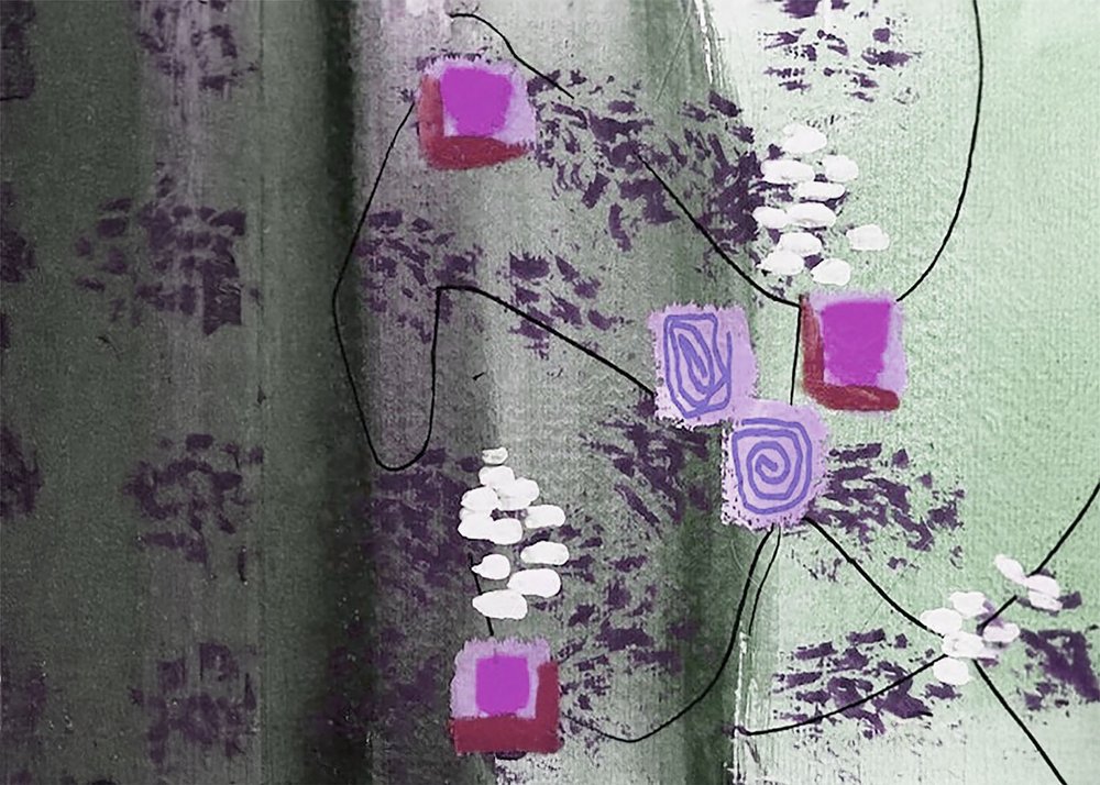 Modern Abstract Composition by Lori Ann Folz