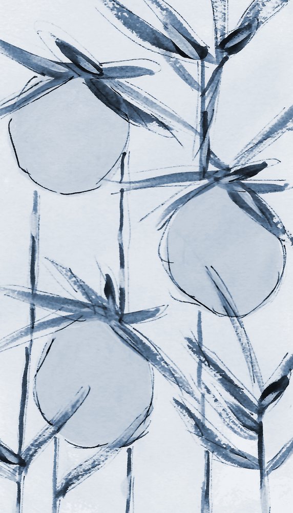 Serene Cotton Stems by Lori Ann Folz
