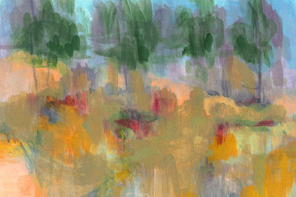 Vibrant Autumn Landscape by Lori Ann Folz