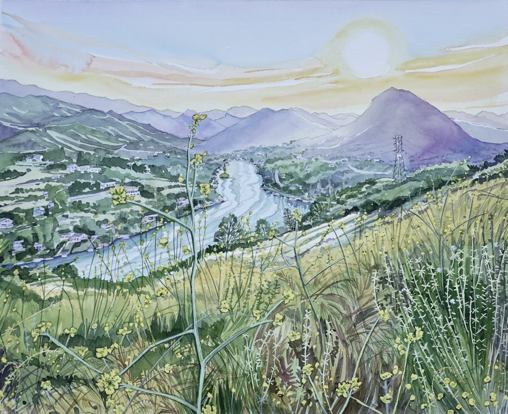 River Valley Sunrise by Luisa Millicent