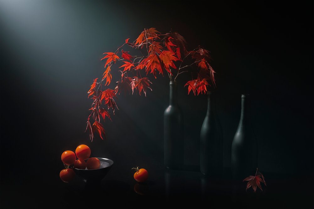 Moody Autumn Still Life by Lydia Jacobs