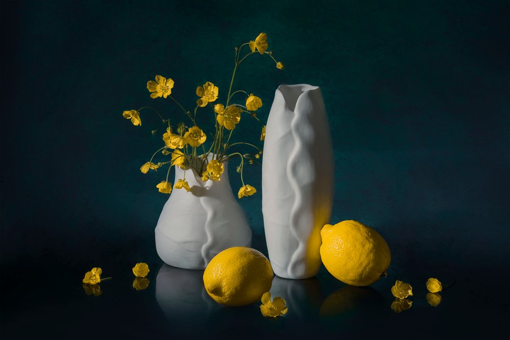 Vibrant Floral Still Life by Lydia Jacobs