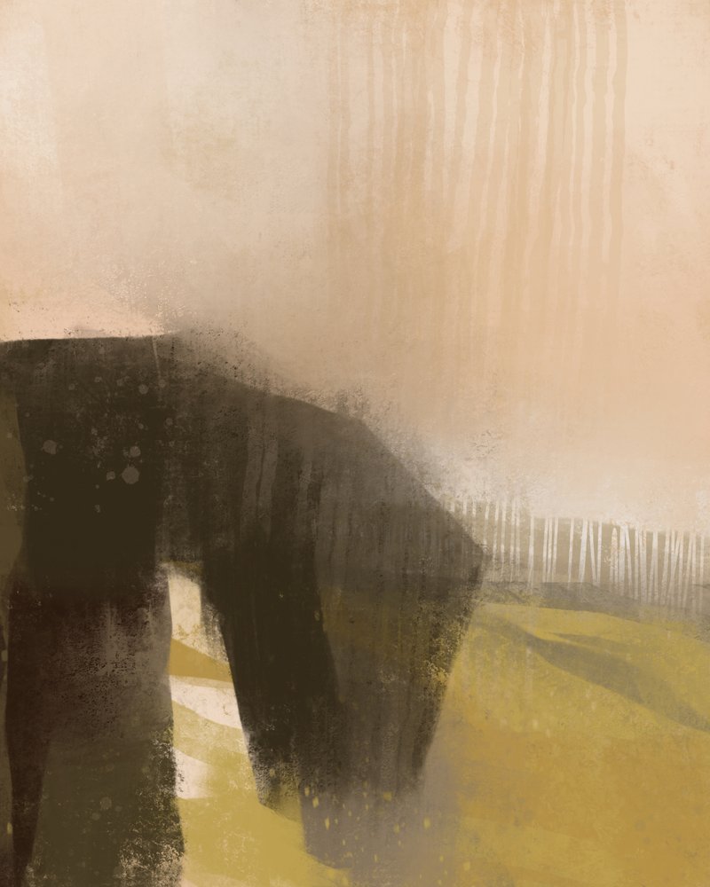 Abstract Calm Landscape by MANSI SAXENA