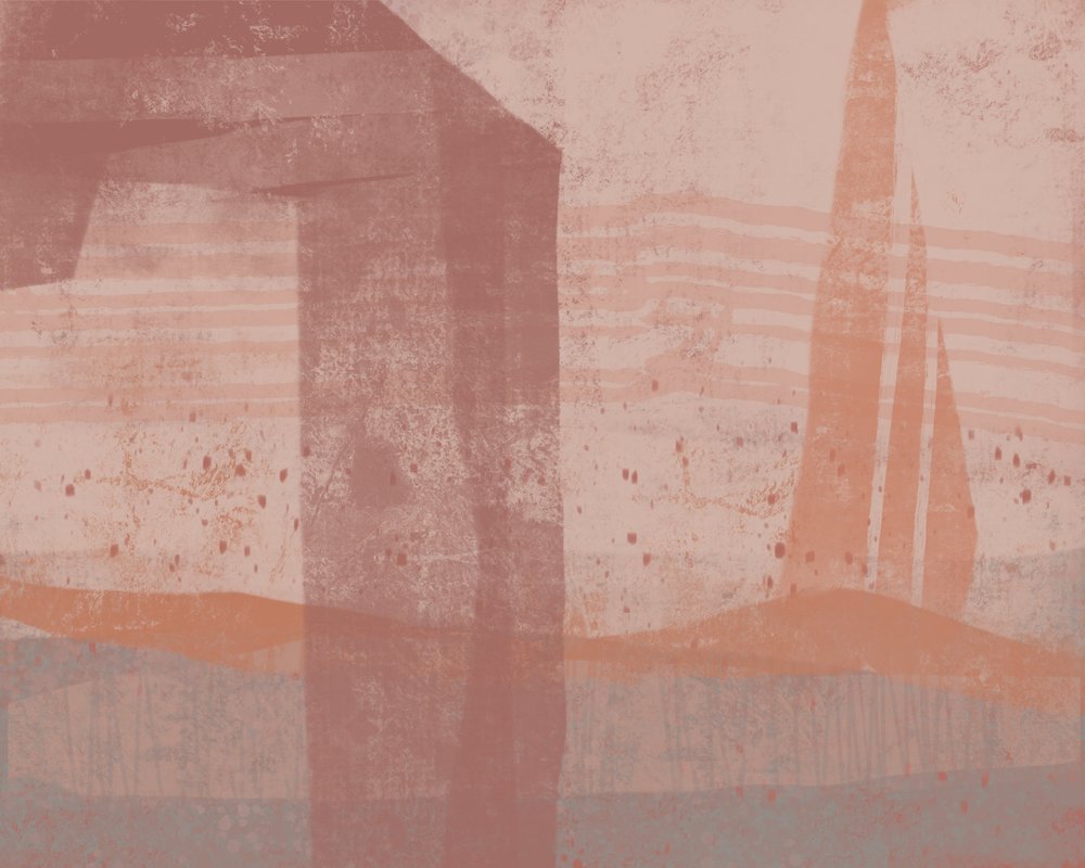 Abstract Desert Sails by MANSI SAXENA