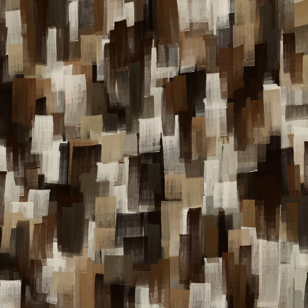 Abstract Earth Tones by MANSI SAXENA