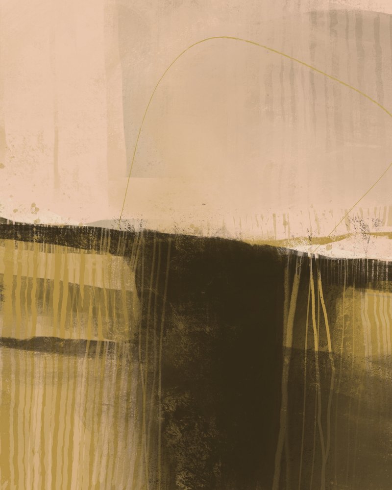 Earthy Abstract Landscape by MANSI SAXENA