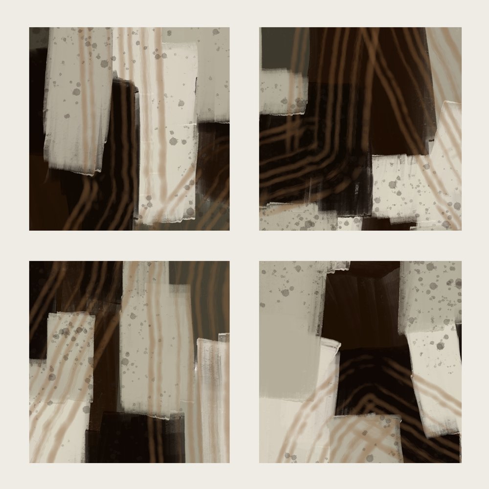 Earthy Abstract Strokes by MANSI SAXENA