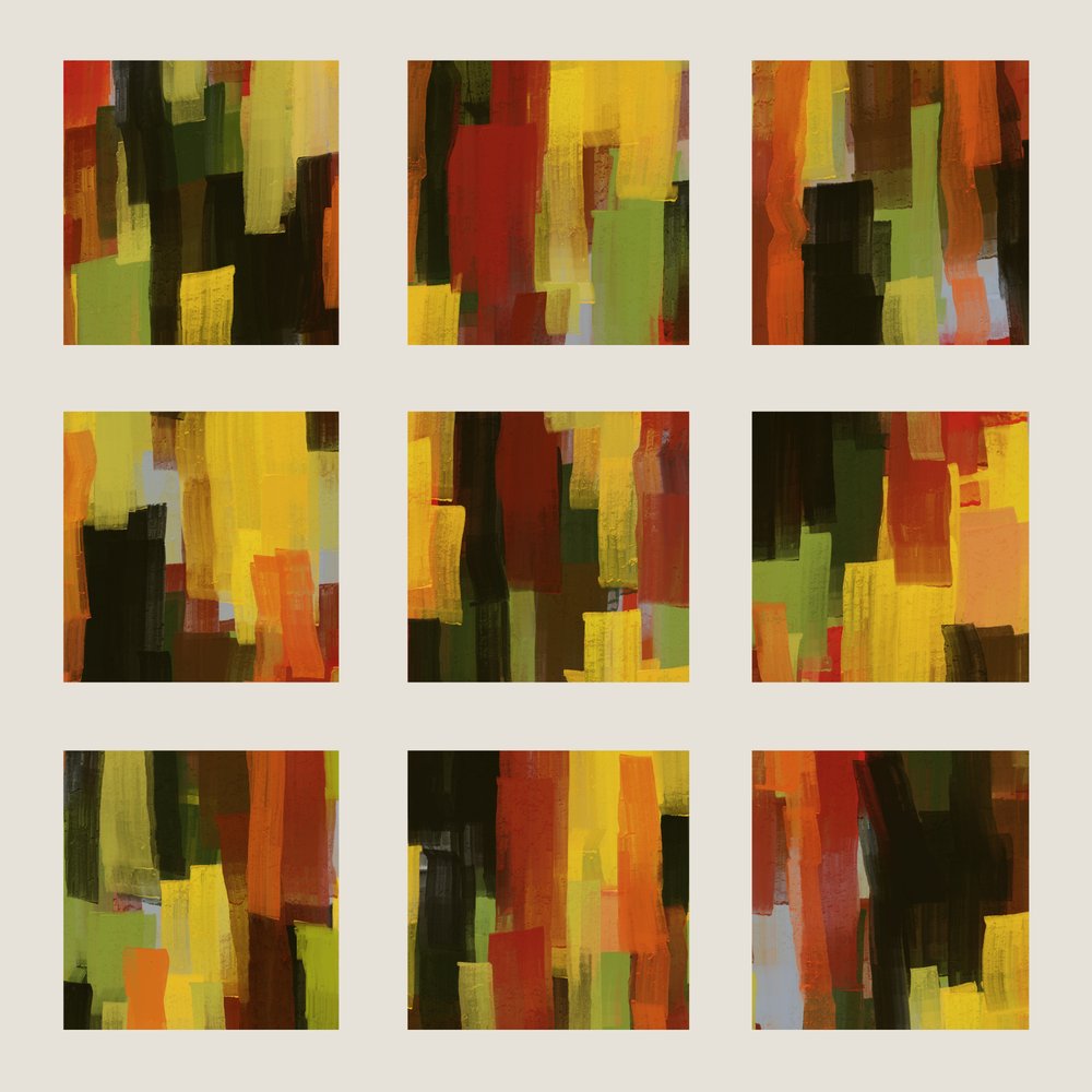 Vibrant Autumn Blocks by MANSI SAXENA