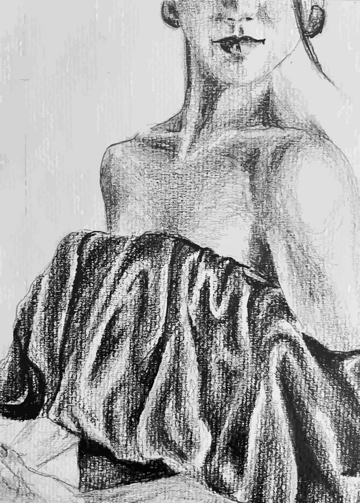 Intimate Female Sketch by Madison Phipps