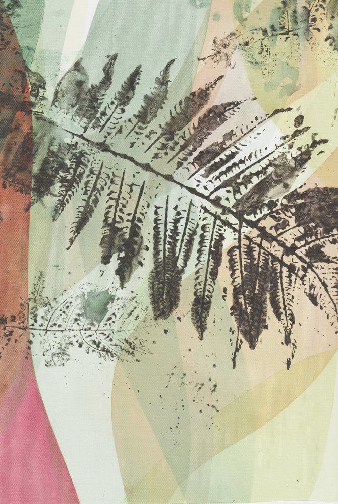 Abstract Botanical Fern by Maira Ribena
