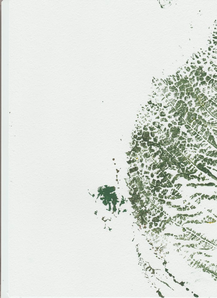 Botanical Leaf Print by Maira Ribena