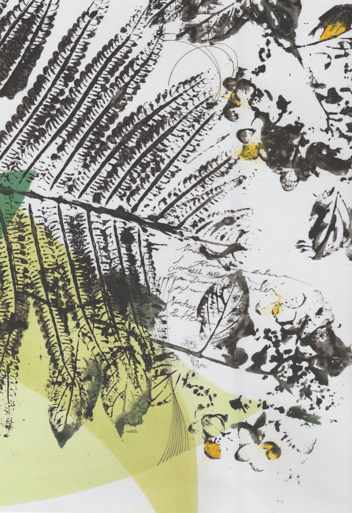 Botanical Script Layers by Maira Ribena