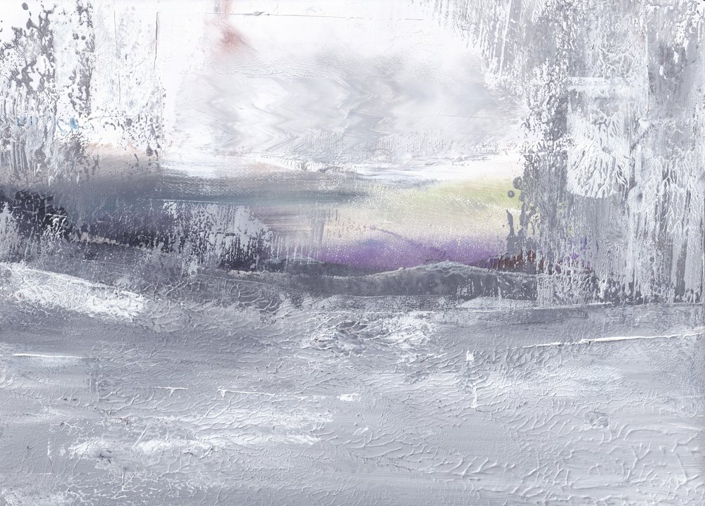 Ethereal Grey Landscape by Maira Ribena
