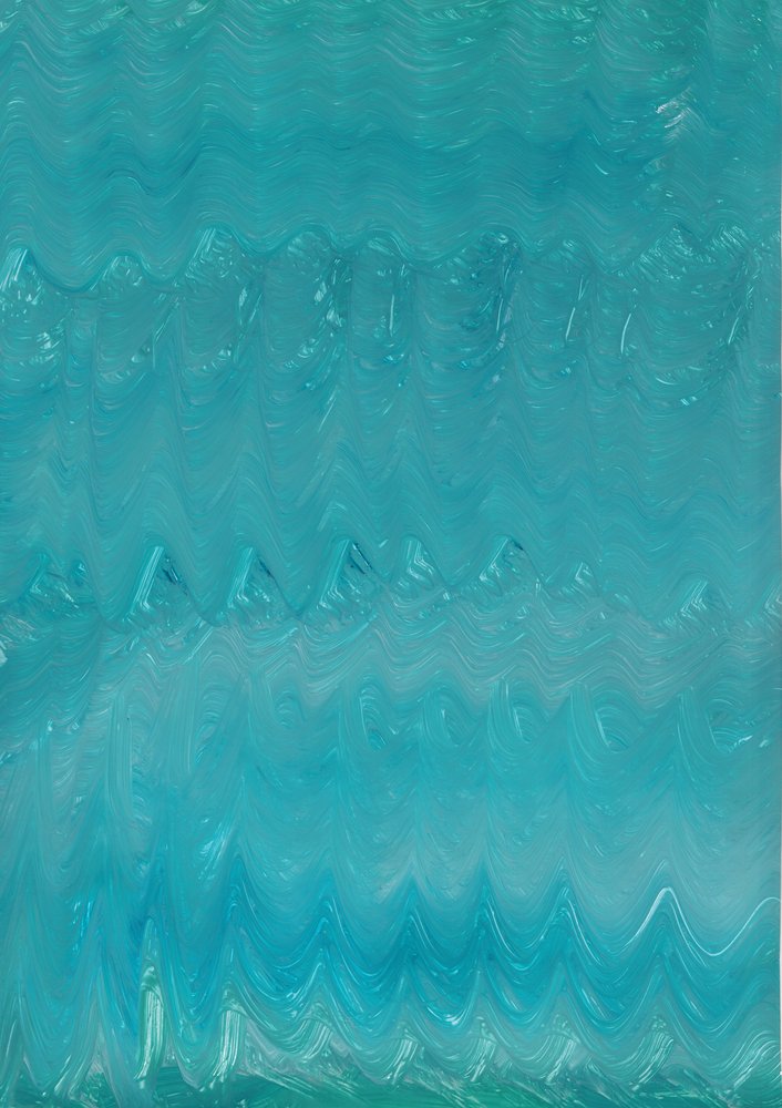 Fluid Teal Motion by Maira Ribena