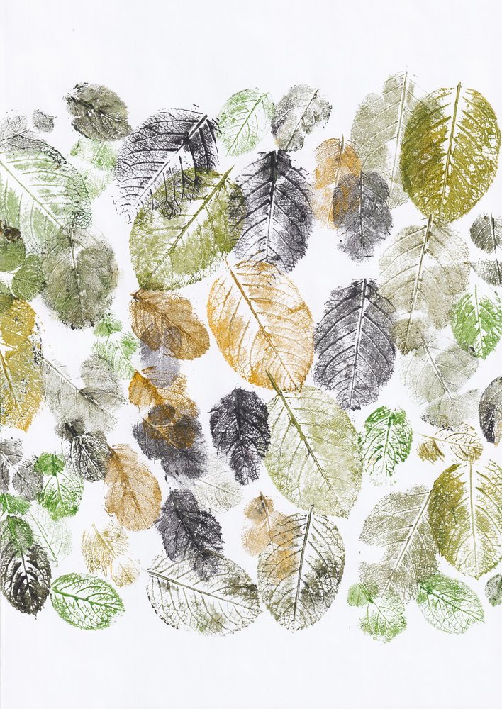 Organic Leaf Imprints by Maira Ribena