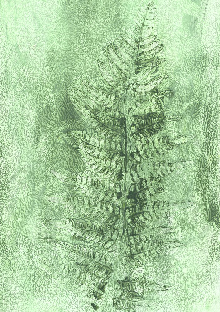 Subtle Fern Frond by Maira Ribena