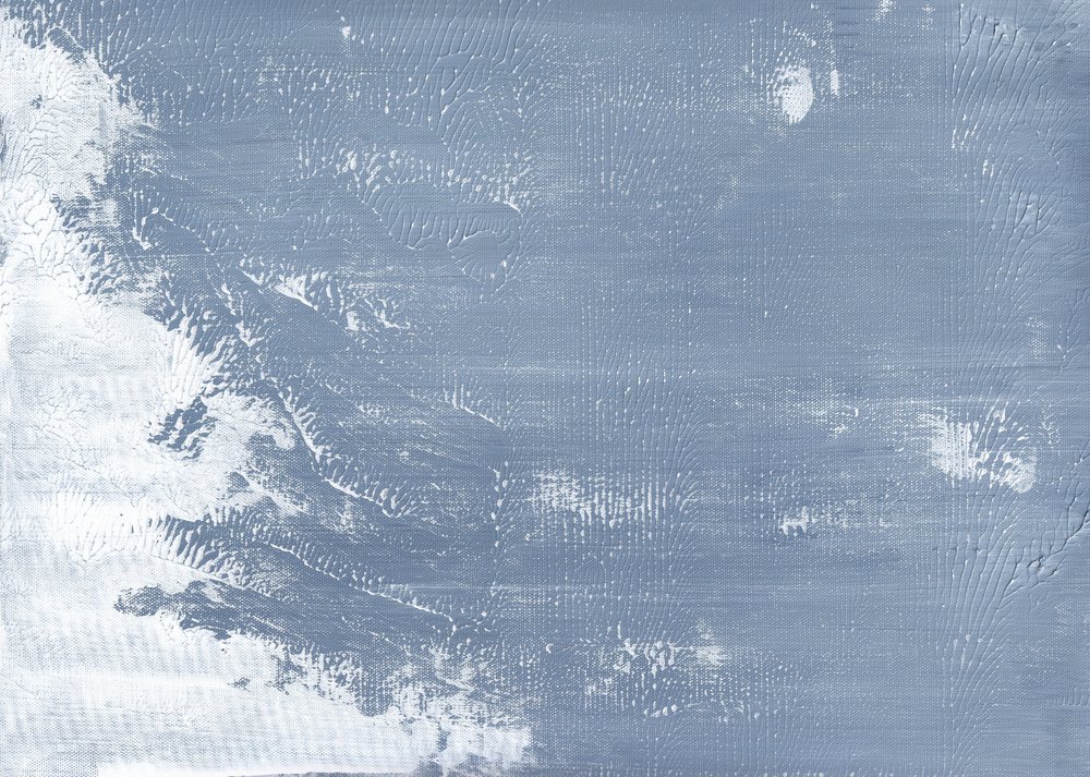 Textured Blue Gray Abstract by Maira Ribena
