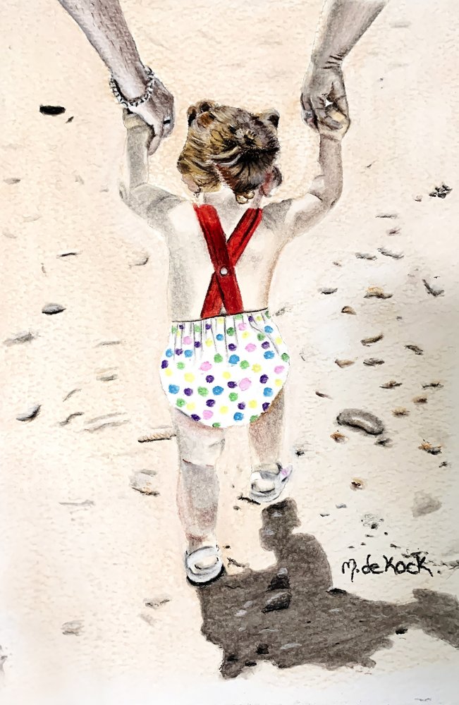 First Steps Beach Walk by Marchelle de Kock
