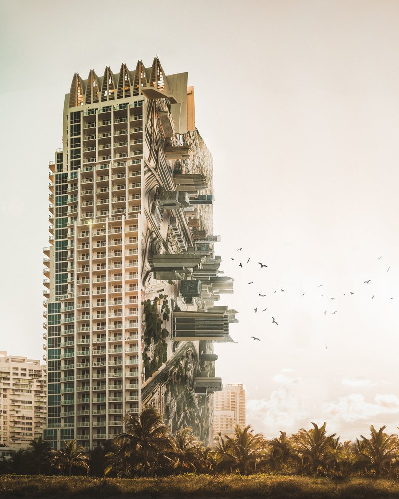 Vertical Garden Skyscraper by Marcus Hennen
