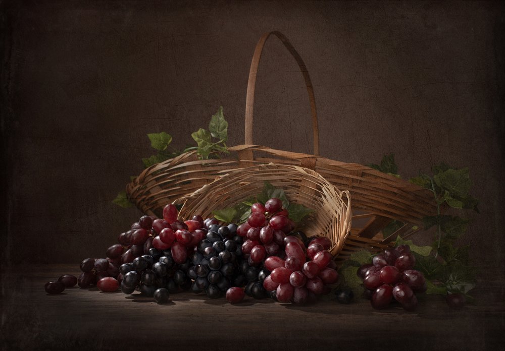 Abundant Vineyard Grapes by Margareth Perfoncio
