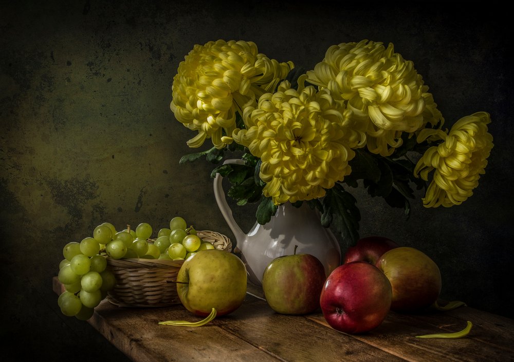 Autumn Harvest Still Life by Margareth Perfoncio