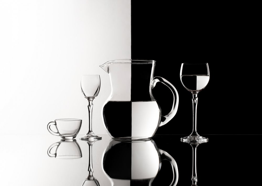 Clear Glass Contrast by Margareth Perfoncio