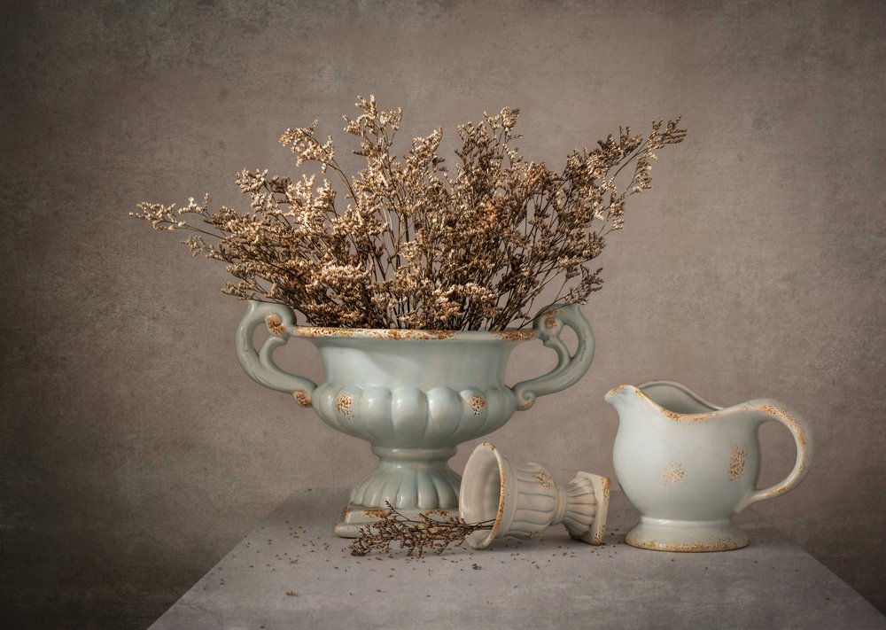 Dried Flowers Still Life by Margareth Perfoncio