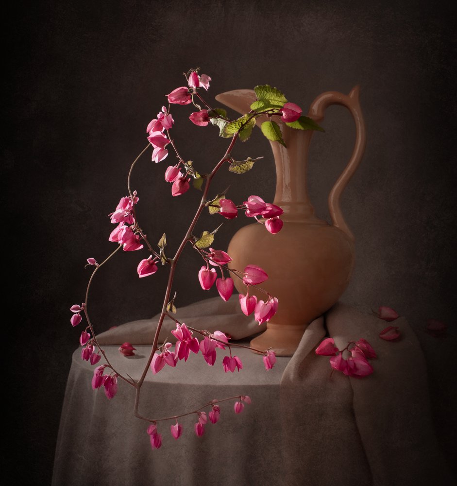 Elegant Pink Still Life by Margareth Perfoncio