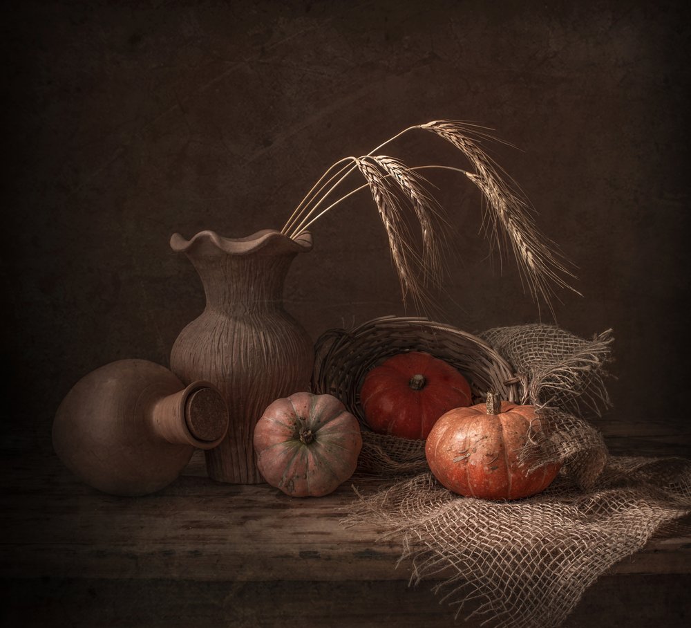 Moody Harvest Still Life by Margareth Perfoncio