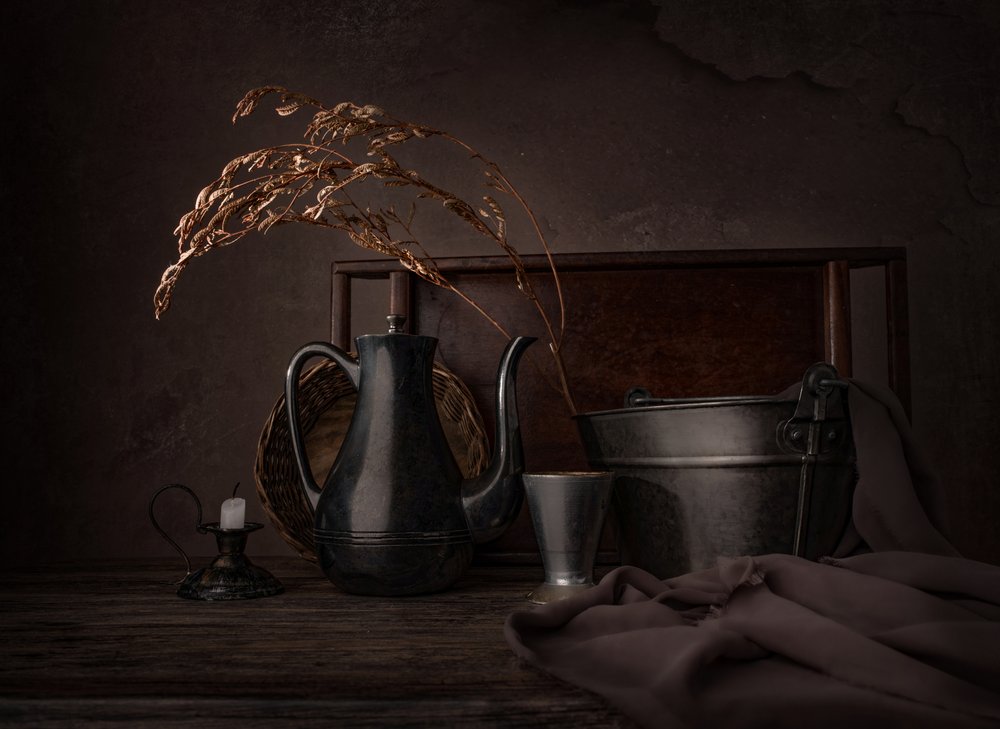 Moody Rustic Still Life by Margareth Perfoncio