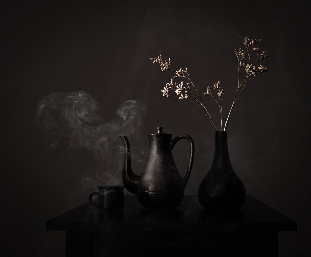 Moody Tea Time by Margareth Perfoncio