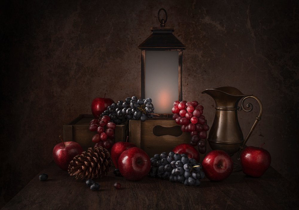 Rustic Harvest Still Life by Margareth Perfoncio