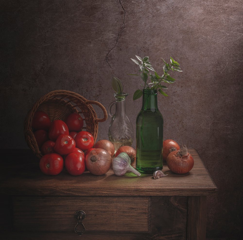 Rustic Kitchen Ingredients by Margareth Perfoncio
