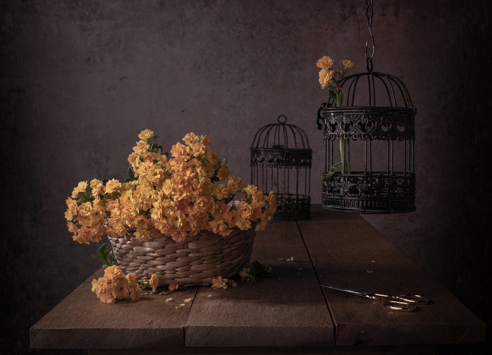Rustic Yellow Flowers by Margareth Perfoncio