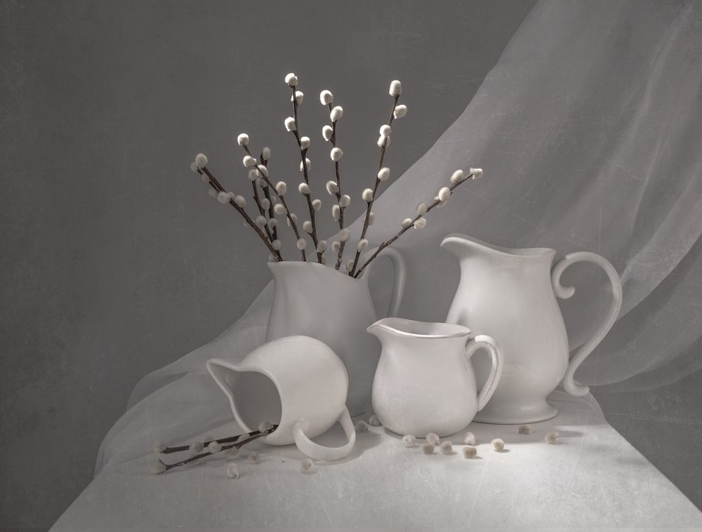 Spring Willow Pitchers by Margareth Perfoncio