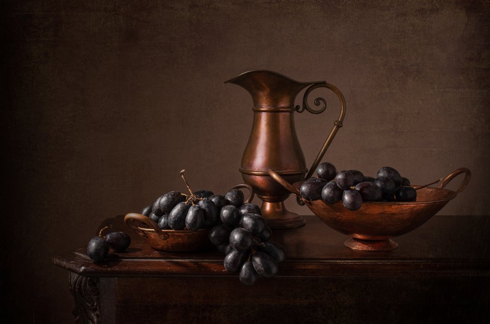Vintage Copper Still Life by Margareth Perfoncio